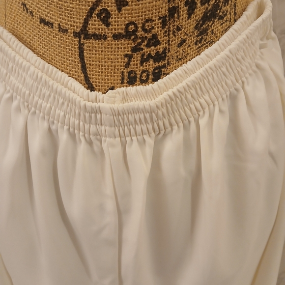 CREAM AND NAVY SOFT PAJAMAS  BY GO SOFTLY SIZE SMALL - Picture 10 of 12